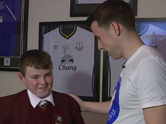 WATCH: Seamus Coleman surprise...